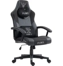 Игровое геймерское кресло FLOKY Huginn Black SP черный