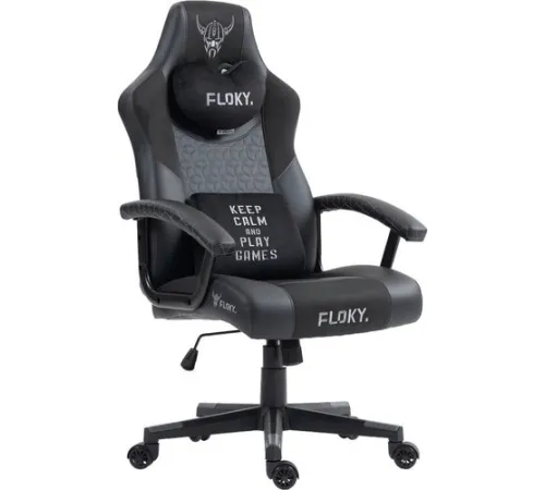 Игровое геймерское кресло FLOKY Huginn Black SP черный