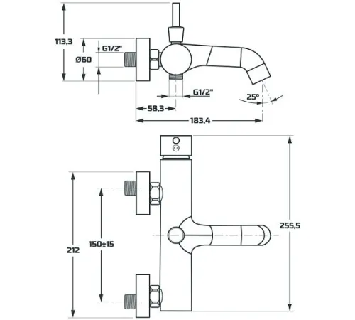 Смеситель Maxonor Pure Life PL3287-6