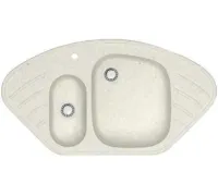 Кухонная мойка Berge BR-9550 белый матовый
