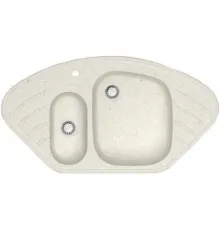Кухонная мойка Berge BR-9550 белый матовый