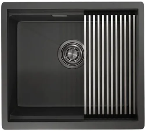 Кухонная мойка Granula KS-5045U черный матовый