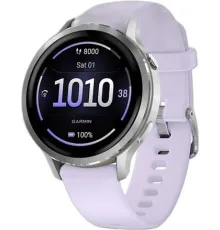 Умные часы Garmin Venu 4 41 мм серебристый/сиреневый