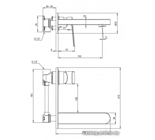 Смеситель Deante Alpinia BGA Z54L