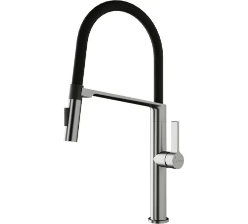 Смеситель Paulmark Barrel BA214029-BS стальной