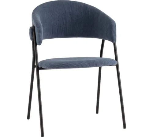 Стул Stool Group Колин NEW AV 487 вельвет пыльно-синий