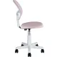 Компьютерное кресло Stool Group Лоло пластик белый/розовый 5256W Mesh Pink