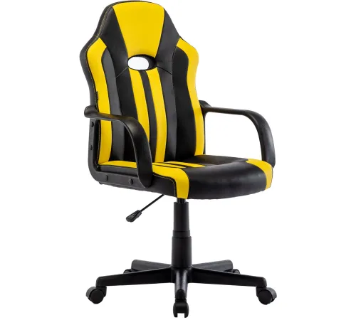 Кресло Brabix GM-202 черный/желтый