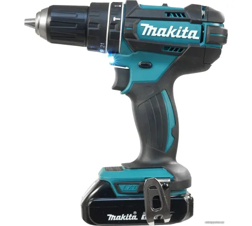 Ударная дрель-шуруповерт Makita DHP482SYE с 2-мя АКБ