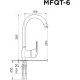 Смеситель MAUNFELD MFQT-6DGR темно-серый