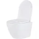 Унитаз подвесной Roxen Antares в комплекте с инсталляцией StounFix Dual Fresh 6 в 1 968050 кнопка: брашированное золото