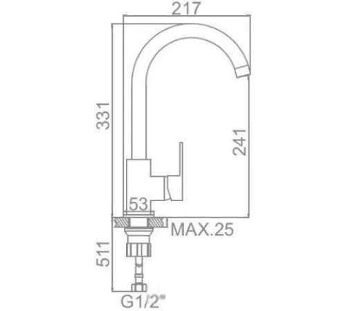 Смеситель Ledeme L4033B-2