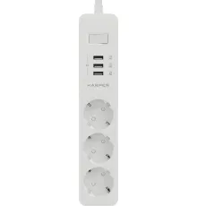 Сетевой фильтр Harper UCH-325 белый