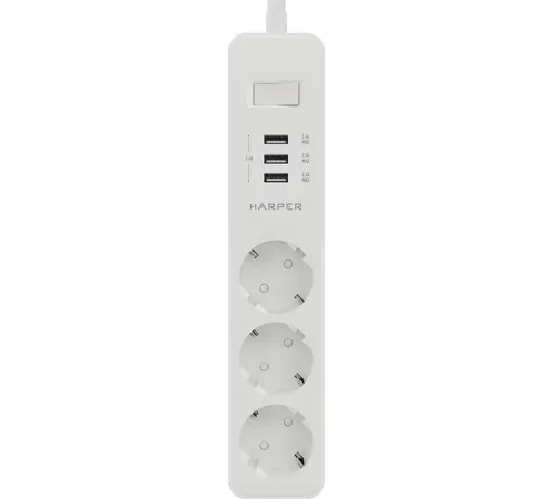 Сетевой фильтр Harper UCH-325 белый