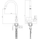 Смеситель Voda Vessel VSL519G