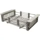 Кухонная мойка Schtoff Best Premium Silver 5550 + коландер KR-1 GREY + дозатор SD-1 SILVER
