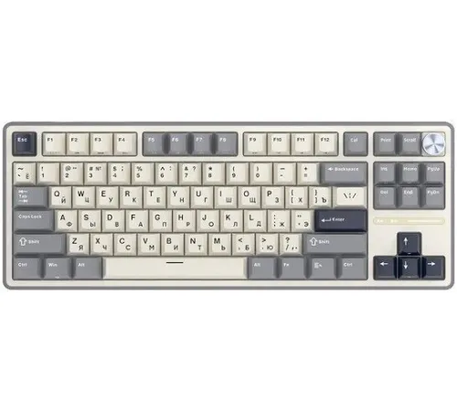 Клавиатура Royal Kludge R87 Pro Half Grey RK Brown