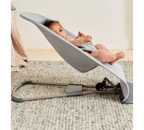 Шезлонг BabyBjorn Bliss 3D Jersey light grey