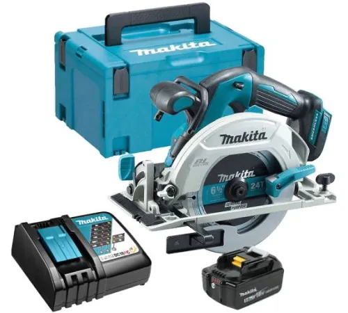 Дисковая циркулярная пила Makita DHS680RT1J с 1-м АКБ, кейс