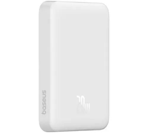 Внешний аккумулятор Baseus Magnetic Mini Air Wireless Fast Charge Power Bank 20W 10000mAh белый