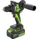 Дрель-шуруповерт Greenworks GD24DD90 3707507CUD с 2-мя АКБ