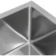 Кухонная мойка ARFEKA ECO AR 450*500 SATIN DECOR MILLET GRAINS
