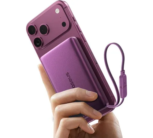 Внешний аккумулятор Baseus PicoGo AM52 45W 10000mAh фиолетовый