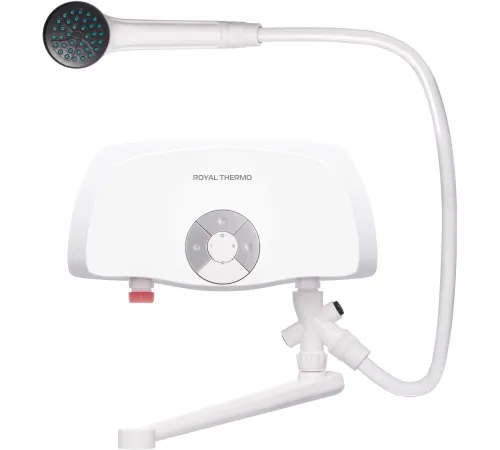 Проточный электрический водонагреватель кран+душ Royal Thermo Smartfix TS 6.5 кВт кран+душ