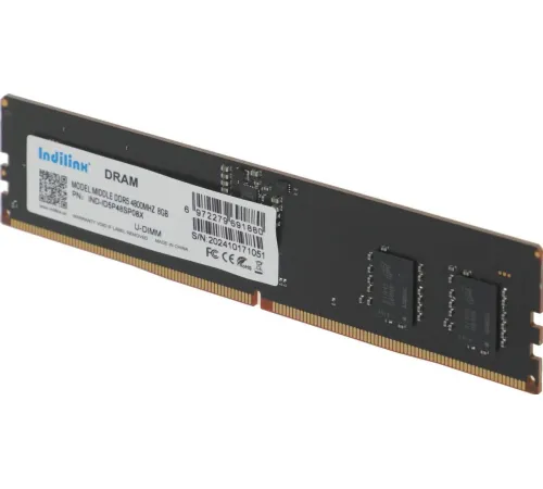 Оперативная память Indilinx 8ГБ DDR5 4800 МГц IND-ID5P48SP08X