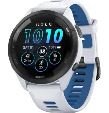 Умные часы Garmin Forerunner 265 белый камень/синий