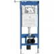 Унитаз подвесной Roxen Simple Compact в комплекте с инсталляцией StounFix Dual Fresh 6 в 1 916803 кнопка: белый глянец