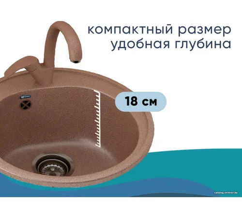 Кухонная мойка Ulgran U-101 344 ультра-черный