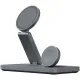 Беспроводное зарядное Magssory Yoga 3 в 1 Charging Station для Apple Qi2 WCH016m темно-серый