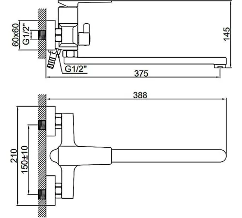 Смеситель Ledeme L2278