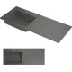 Умывальник Roxen Faber 110L 30010110L-DG серый