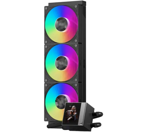 Система жидкостного охлаждения для процессора PCCooler DC360 Pro ARGB Display черный