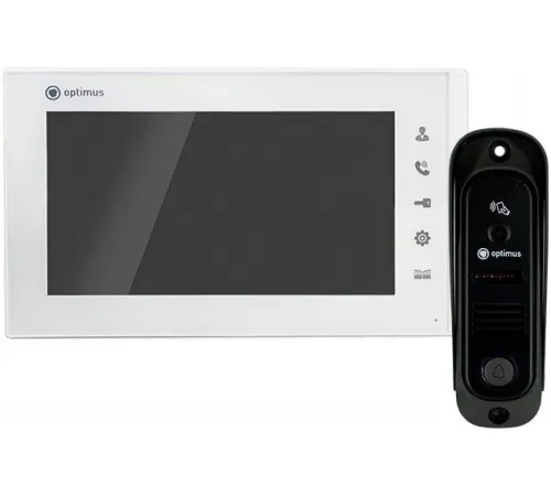 Комплект видеодомофона Optimus Leader IK-27B30IR w+b