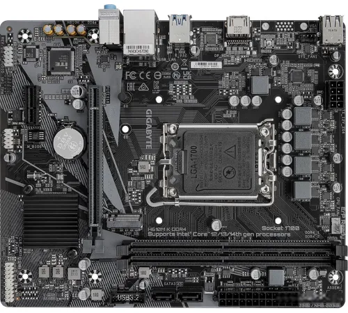 Материнская плата Gigabyte H610M K DDR4 rev. 2.0