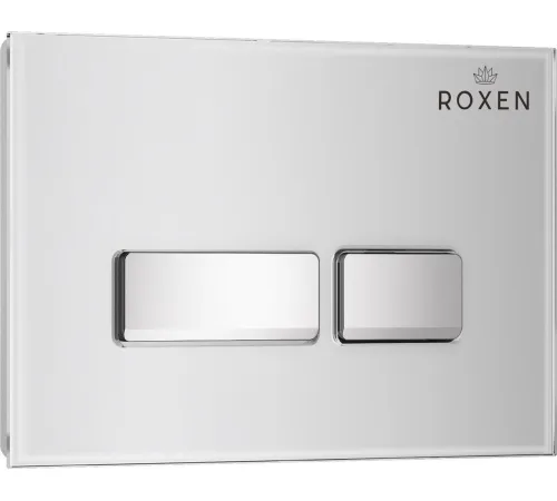 Унитаз подвесной Roxen Royal Matt в комплекте с инсталляцией StounFix Dual Fresh 6 в 1 968291 кнопка: белый/хром