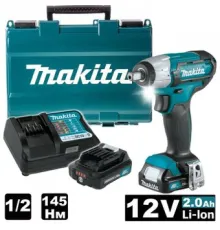 Гайковерт Makita TW141DWAE с 2-мя АКБ, кейс