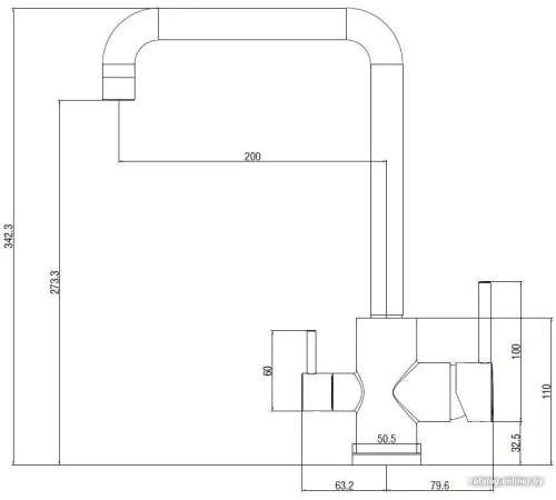 Смеситель Esko FW519