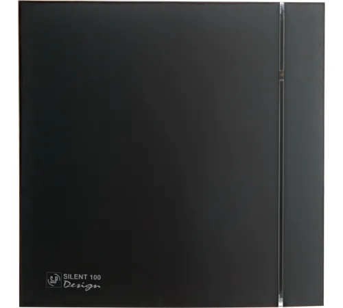 Осевой вентилятор Soler&Palau Silent-100 CRZ Matt Black Design 5210401500-011000
