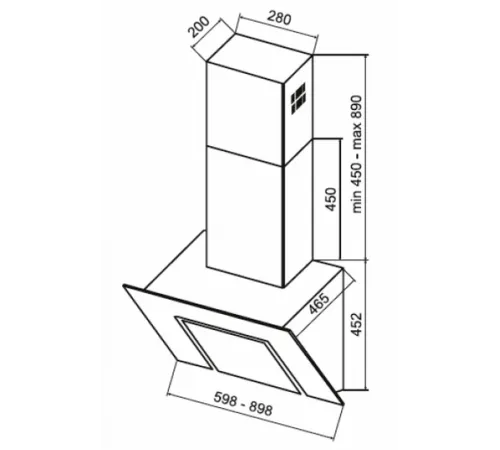 Кухонная вытяжка KUPPERSBERG F 660 W