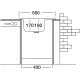 Кухонная мойка  Kromevye Triton EC 196 D