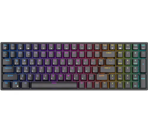 Клавиатура Royal Kludge RK100 RGB черный, RK Red
