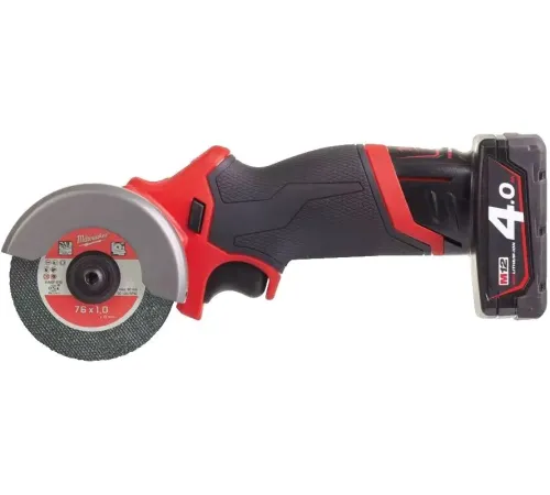 Монтажная отрезная пила Milwaukee M12 FCOT-422X Fuel 4933464619 с 2-мя АКБ, кейс