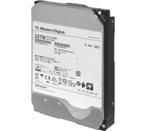 Жесткий диск WD Ultrastar DC HC580 22TB WUH722422ALE6L4