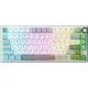 Клавиатура Royal Kludge R75 RGB Sky Cyan RK Silver