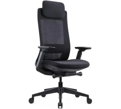 Офисное кресло SitZone VL002A сетка, ткань, пластик, черный