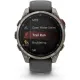 Умные часы Garmin Fenix 8 Pro 47 мм титановый, графитовый силиконовый ремешок